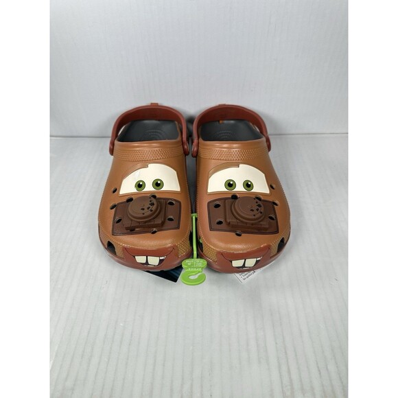 Size 8M/10W Crocs Cars Classic Clog Mater Tow Hook Disney Pixar 209371-0DA NEW - Picture 2 of 7